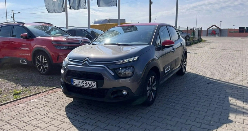 Citroen C3 cena 64900 przebieg: 20000, rok produkcji 2022 z Czchów małe 37